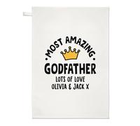 Asciugamano Personalizzato Per Il Padrino Più Straordinario Migliore Compleanno