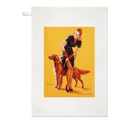 Asciugamano Pin Up Girl A Hitch In Time Gil Elvgren Poster Vintage Sexy Per Cani