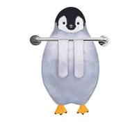 Asciugamano Pinguino da Appendere, Decorazione Cucina Bagno Originale | Design pinguino allegro per asciugare le mani e decorare lavabo, cucina o bagno; idea regalo originale per mamma e nuova casa