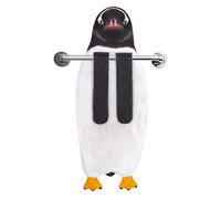 Asciugamano Pinguino da Appendere, Decorazione Cucina Bagno Originale | Design pinguino allegro per asciugare le mani e decorare lavabo, cucina o bagno; idea regalo originale per mamma e nuova casa
