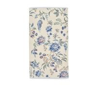 PiP Studio Secret Garden - Asciugamano bianco e blu, 55 x 100 cm