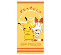 Pokemon Bambini Asciugamano Nuovo Amici Morbido Velluto 100% Cotone Mare Piscina