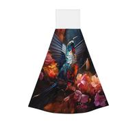 Asciugamano portatile con colibrì, asciugamano da cucina super assorbente, asciugamano da cucina in velluto per adulti per bambini e adulti