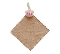 Asciugamano quadrato dei cartoni animati, riutilizzabile e piccolo, in cotone, per neonati e adulti, ideale per feste e uso all'aperto