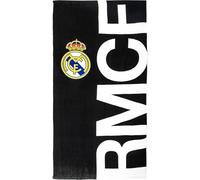 Asciugamano Real Madrid - Asciugamano ufficiale con design esclusivo, scudo e colori del club, ideale per spiaggia, piscina, bagno o sport, accessorio pratico per gli appassionati di calcio