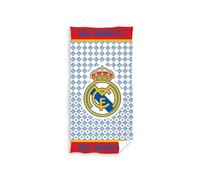 Asciugamano Da Spiaggia Per Fan Del Real Madrid 1902 140X70Cm Blu E Bianco