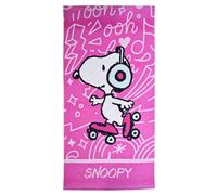 Asciugamano Snoopy Peanuts Da Spiaggia 70x140cm 100% Cotone