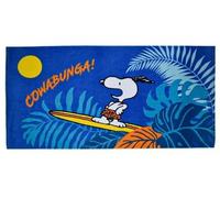 Asciugamano Snoopy Peanuts Da Spiaggia 70x140cm 100% Cotone