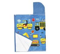 Asciugamano Spiaggia Con Cappuccio Per Bambini | Design Veicoli Da Costruzione Per Il Bagno Di E Bambini Piccoli,Coperta Avvolgente Morbida Assorbente 127x76 Cm Per Nuoto Doccia Piscina Viaggio
