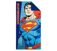 Asciugamano Superman 70 x 140 cm Bambino e Bambina - Asciugamano per bambini Superman morbido e assorbente per spiaggia, Pisicna e nuoto, asciugamano per bambini estate 2-10 anni