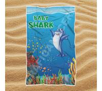 Asciugamano Telo Mare Baby Shark idea regalo per bambino