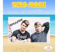 Asciugamano Telo Mare in spugna Benji e Fede canzoni idoli idea regalo estate