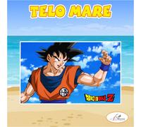 Asciugamano Telo Mare in spugna Dragon Ball regalo estate