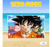Asciugamano Telo Mare in spugna Dragon Ball regalo estate