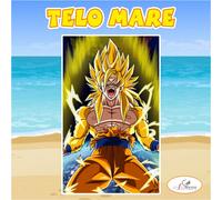 Asciugamano Telo Mare in spugna Dragon Ball regalo estate