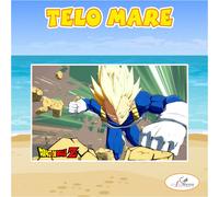 Asciugamano Telo Mare in spugna Dragon Ball regalo estate