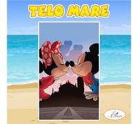 Asciugamano Telo Mare in spugna Minnie e Topolino bambini regalo estate