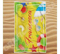 Asciugamano Telo Mare personalizzato con Nome idea regalo estate