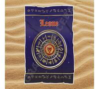 Asciugamano Telo Mare Segno Zodiacale Leone idea regalo estate spiaggia mare
