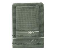Asciugamano Thun Country Bloom Cotone Verde