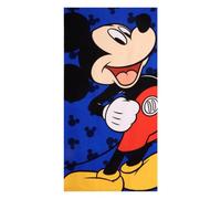 Asciugamano Topolino 70 x 140 cm per bambini e bambine - Asciugamano morbido e assorbente Disney Topolino per bambini, ideale per la spiaggia, la piscina e il nuoto