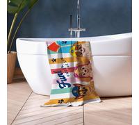 Asciugamano Ufficiale In Cotone Del Personaggio Paw Patrol Waves Sunny 140x70cm