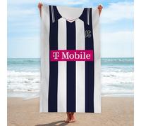 Asciugamano Vintage Personalizzato Da Spiaggia West Brom Retro 2007