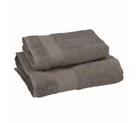 Asciugamano viso e ospite bagno tinta unita 1+1 set spugna Gabel MILLE cotone