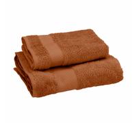 Asciugamano viso e ospite bagno tinta unita 1+1 set spugna Gabel MILLE cotone