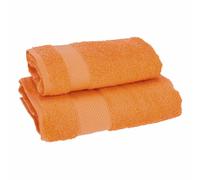 Asciugamano viso e ospite bagno tinta unita 1+1 set spugna Gabel MILLE cotone