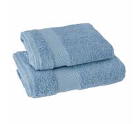 Asciugamano viso e ospite bagno tinta unita 1+1 set spugna Gabel MILLE cotone