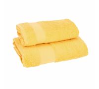 Asciugamano viso e ospite bagno tinta unita 1+1 set spugna Gabel MILLE cotone