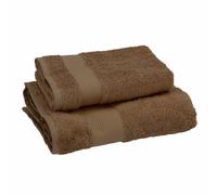 Asciugamano viso e ospite bagno tinta unita 1+1 set spugna Gabel MILLE cotone