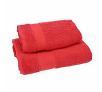 Asciugamano viso e ospite bagno tinta unita 1+1 set spugna Gabel MILLE cotone