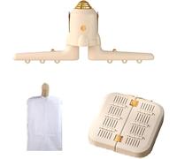 Asciugascarpe 3 in 1 con timer intelligente, scalda scarpe e stivali, borsa per l'asciugatura, ideale per scarpe, guanti, cappelli, calzini e scarponi da sci, design adatto ai viaggi