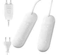 Asciugascarpe elettrico, con timer a 3 modalità, antibatterico, per scarponi da sci, calze, scarpe da calcio