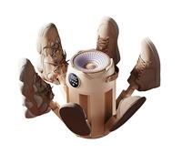 Asciugascarponi Portatile, Asciugaganti A 6 Bracci E Scaldascarponi Per Scarponi Invernali, 3 Impostazioni Del Timer 3/6/9 Ore, Circolazione Dell'aria Calda A 360°, Touch Screen Digitale beige