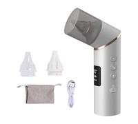 Ｚｉａｌｏｆｉ Asciugatore Auricolare, Dispositivo Ricaricabile per Asciugare L'acqua Dalle Orecchie con Luce, Eroga Calda Delicata per I Nuotatori, R, Argento, Taglia unica bambino