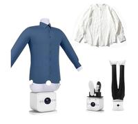 Asciugatore automatico ad aria calda e ferro for camicie e pantaloni, stiratrice gonfiabile for camicie, rimozione rapida delle rughe for la casa, l'ufficio