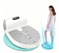 Asciugatore Corpo 1500W con Sensore Automatico, Bilancia Integrata e Aria Calda Regolabile, Asciugatore Bagno Silenzioso Ionico Negativo, Base Antiscivolo e Display Touch(New Model With Scale)