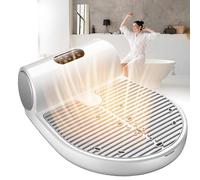 Asciugatore Corpo e Piedi 1500W con Aria Calda e Ionica, Bilancia Peso Integrata, Sensore Automatico, Motore Silenzioso e Pannello Touch LCD, Ideale per Bagno e Uso Domestico(Nomal)