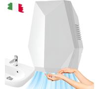 Asciugatore Mani Aria Calda Automatico 1600 W Asciuga Rapido Parete Casa Bar WC
