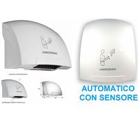 Asciugatore mani aria calda Automatico asciuga rapido asciugamani parete bar WC