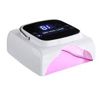 asciugatori per unghie per smalto e gel, Lampada for unghie LED a doppia alimentazione da 60 W 30 W, lampada polimerizzante portatile for asciugacapelli professionale a luce rossa, con impostazione ti