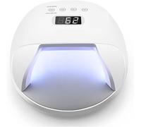 asciugatori per unghie per smalto e gel, Lampada for unghie senza fili da 48 W, asciugacapelli professionale a LED ricaricabile, lampada for polimerizzazione smalto senza fili Strumenti for manicure f