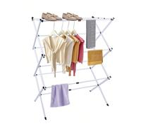 Asciugatrice 75*40*105cm - asciugatrice salvaspazio e piccola, pieghevole, per vasca da bagno, balcone, porta e doccia, torre di lavanderia estensibile 1. Stendibiancheria semplice e multifunzionale: 