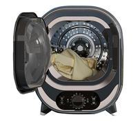 Asciugatrice a condensatore, portatile, compatta, elettrica, con ventilazione, piccola asciugatrice intelligente, in acciaio inox, autoportante