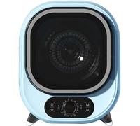 Asciugatrice a condensazione portatile, asciugatrice compatta con capacità di 5 kg e centrifuga da 0,8 kg, design ventilato ideale for piccoli spazi (blu/verde/bianco/rosa)(Blue)
