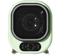 Asciugatrice a condensazione portatile, asciugatrice compatta con capacità di 5 kg e centrifuga da 0,8 kg, design ventilato ideale for piccoli spazi (blu/verde/bianco/rosa)(Green)