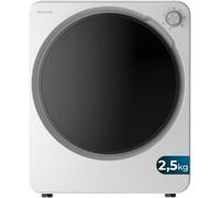 Cecotec Mini essiccatore di evacuazione 2,5 kg Bolero DressCode Dry 3150 V. 950 W, 6 programmi, programma ECO, controllo Knob intuitivo, asciugatura rapida ed efficiente, ideale per piccoli spazi